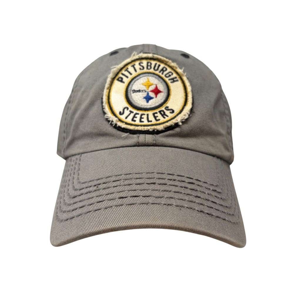 Pittsburgh Steelers 47 Brand The Franchise Distressed Fitted Hat Cap L Patch NFL